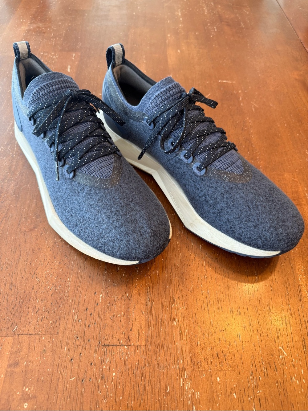 Allbirds Wool Flyer Mizzles Running Shoes Sz W 11 Blue Water Repellent Low Top - Picture 3 of 6